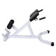 N-027 Back Hyperextension Bench Roman Chair White & Black - Thumbnail 2