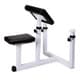 N-026 Fitness Preacher Curl Bench White & Black - Thumbnail 2