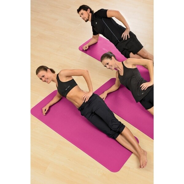 pink workout mat