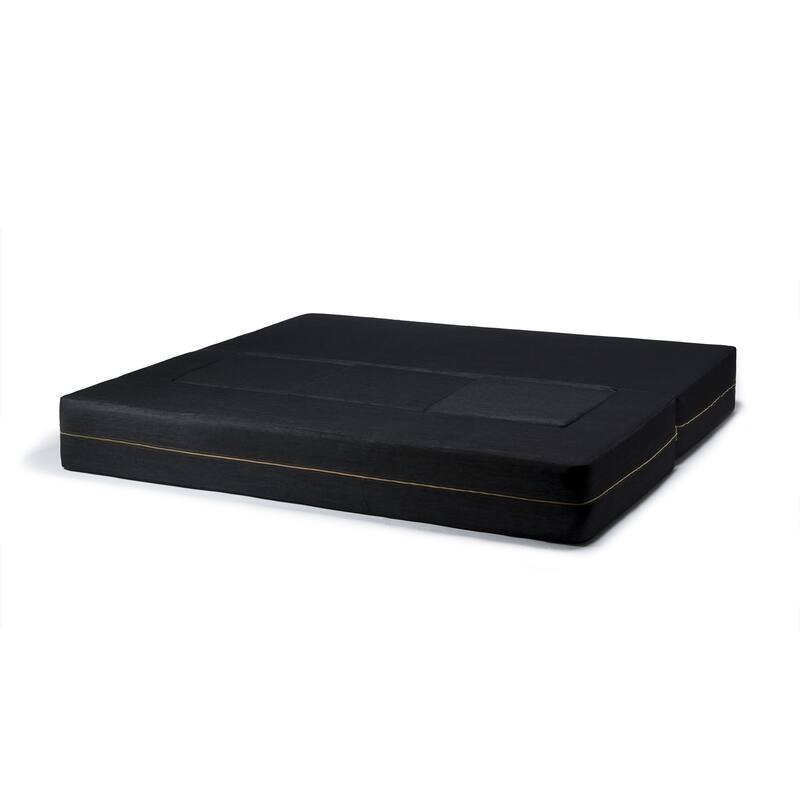 Jaxx Zipline Denim Convertible Sleeper Sofa and Ottomans