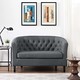 preview thumbnail 14 of 55, Silver Orchid Greta Upholstered Loveseat