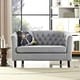 preview thumbnail 12 of 55, Silver Orchid Greta Upholstered Loveseat
