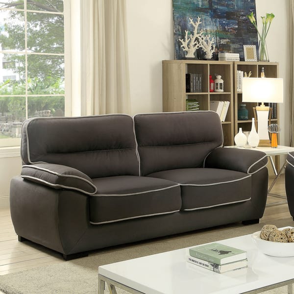 Kelvin Contemporary Graphite Sofa By Foa