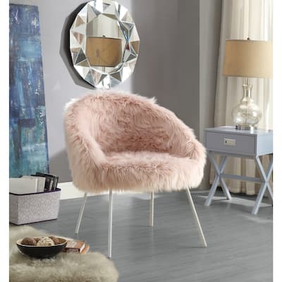 Belle Accent Chair with Metal legs For Bedroom