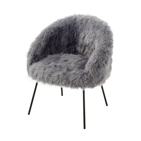 Black Fur Accent Chair : Therefore, when picking an leather, faux fur