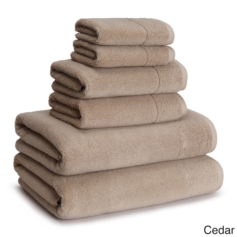 Rayon from Bamboo 6-Piece Towel Collection (2-Bath, 2-Hand, 2-Wash)