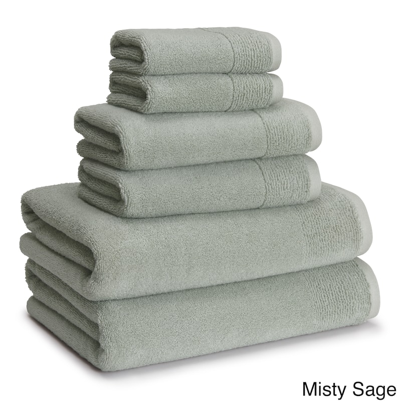 Rayon from Bamboo 6-Piece Towel Collection (2-Bath, 2-Hand, 2-Wash)