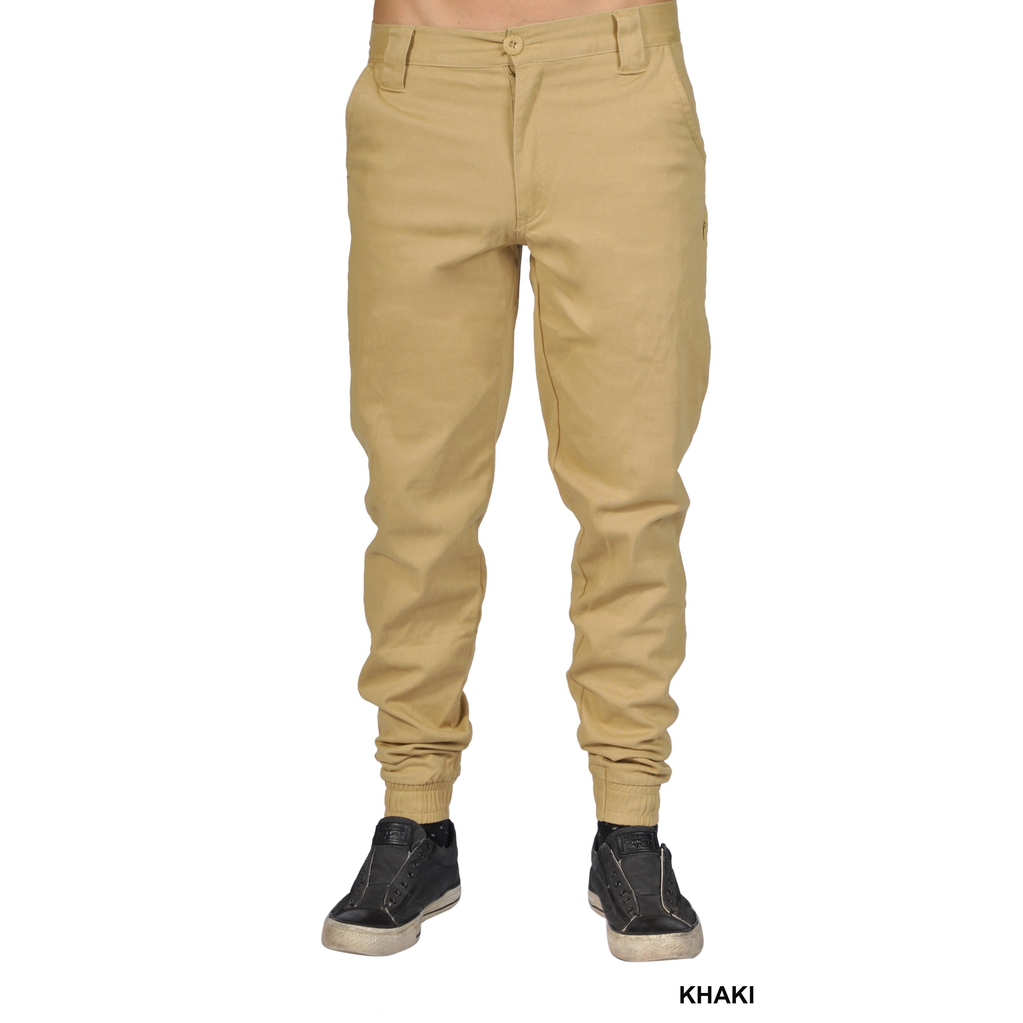 men's zip fly joggers