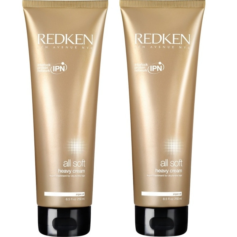 Shop Redken All Soft 8 5 Ounce Heavy Cream For Dry Brittle Hair Tubes Pack Of 2 Overstock