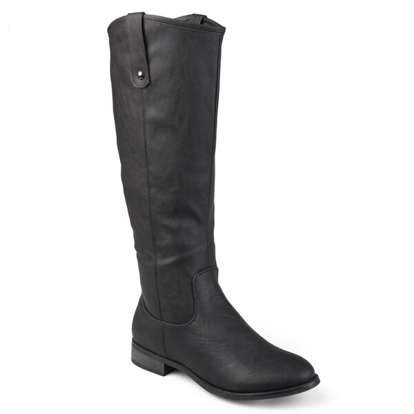 womens black extra wide calf boots