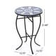 Han Outdoor Round Tile Side Table by Christopher Knight Home - Thumbnail 3