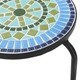 Iris Outdoor Round Tile Side Table/ Planter by Christopher Knight Home - Thumbnail 4