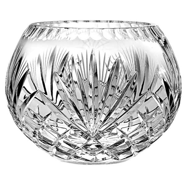 Dublin Crystal Red Serving Bowl