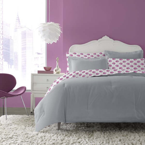 Betsey Johnson Betsey Gray 7-piece Bed in a Bag Set