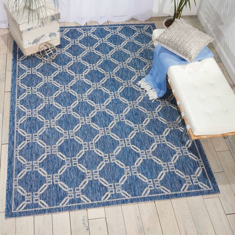 Nourison Garden Party Geometric Casual Indoor/Outdoor Area Rug