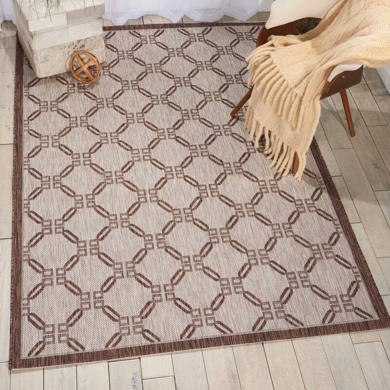 Nourison Garden Party Geometric Casual Indoor/Outdoor Area Rug