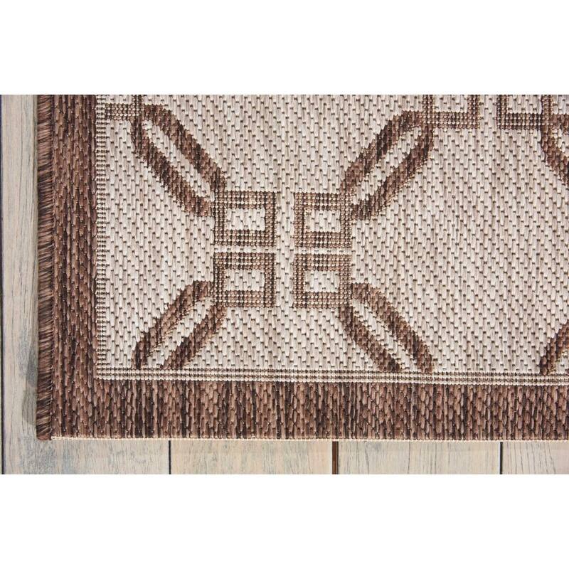 Nourison Garden Party Geometric Casual Indoor/Outdoor Area Rug