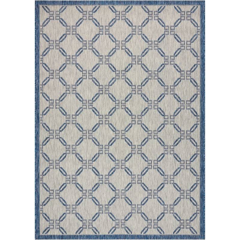 Nourison Garden Party Geometric Casual Indoor/Outdoor Area Rug