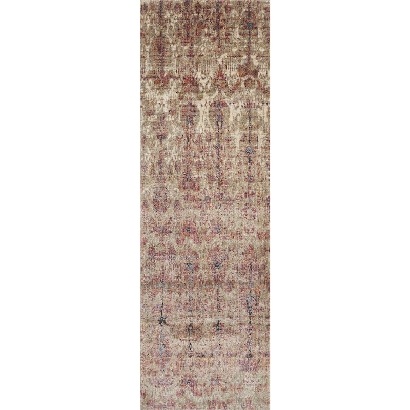 Alexander Home Genova Drizzle Berry Ikat Rug