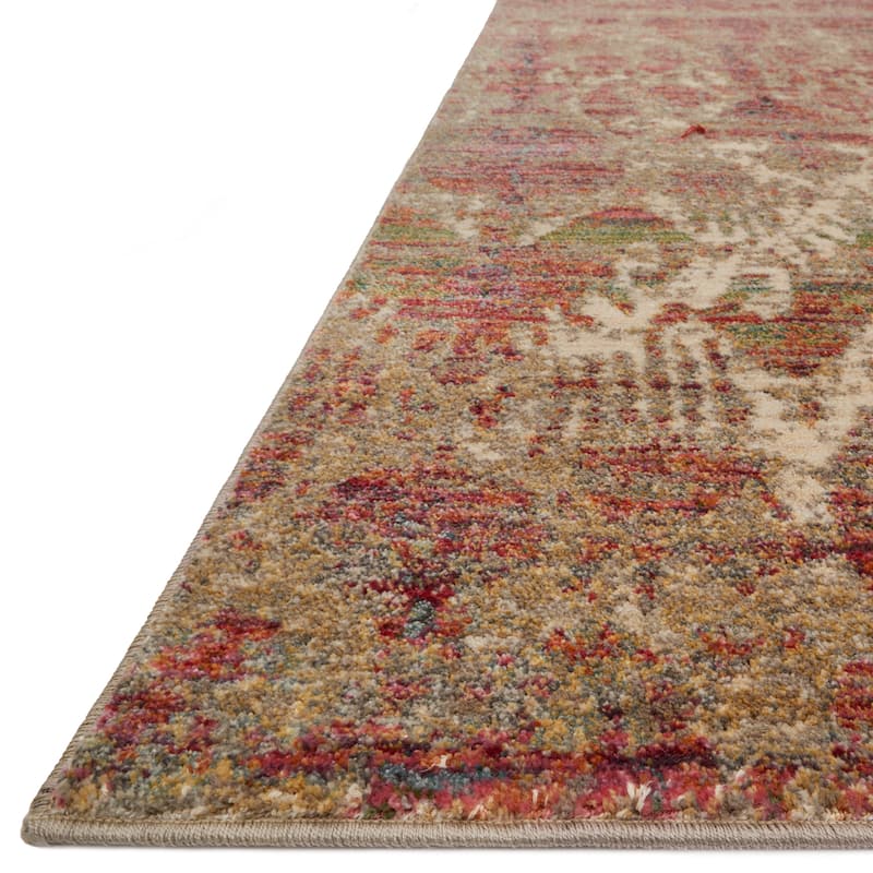 Alexander Home Genova Drizzle Berry Ikat Rug