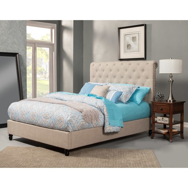 tufted upholstered bed modern alpine chloe tufted upholstered bed shop free shipping today tufted upholstered bed modern alpine chloe tufted upholstered bed shop free shipping today