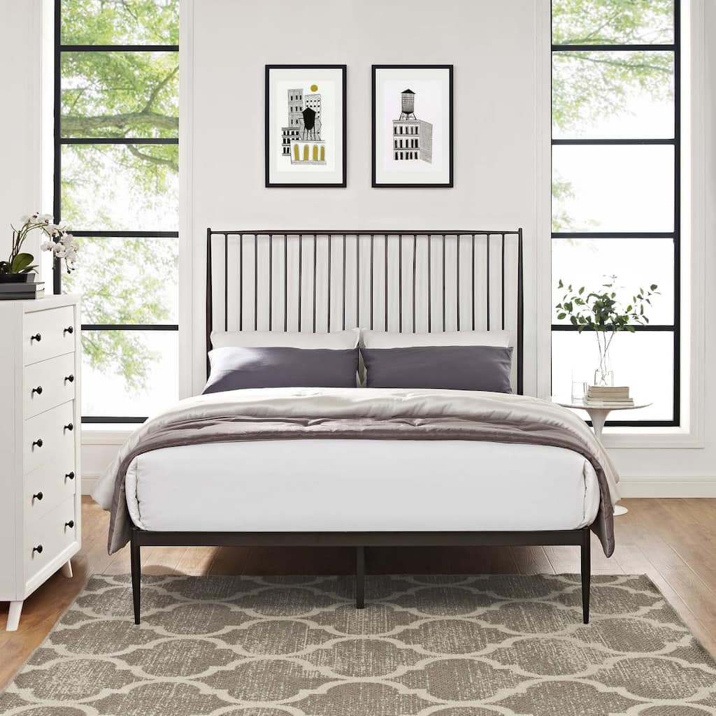 Annika Queen Farmhouse-style Platform Bed