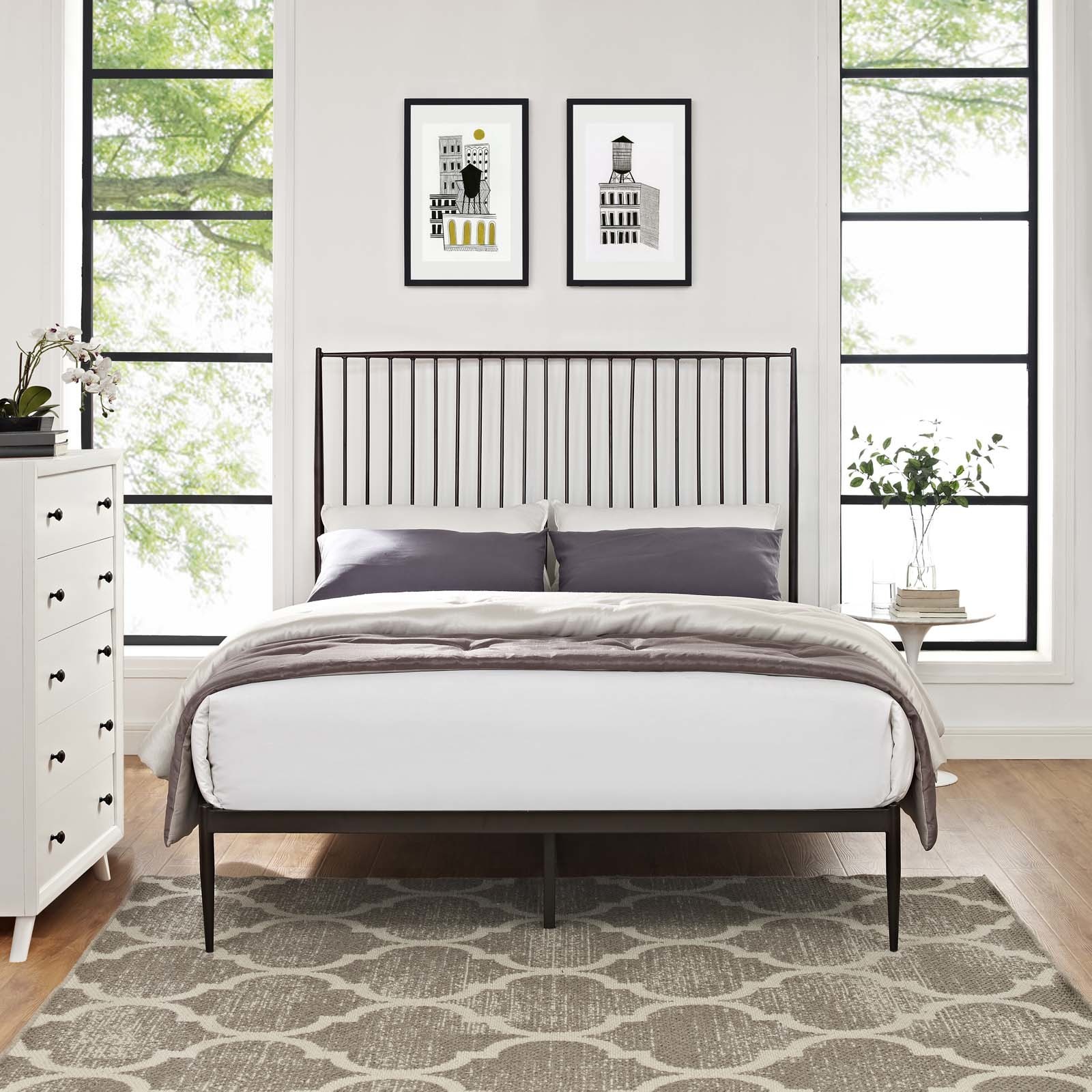 Annika Queen Farmhouse-style Platform Bed