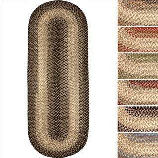 Green Outdoor Runner Rugs For Less Ellsworth Indoor Outdoor Reversible Braided Runner Rug By Rhody 2 X 8