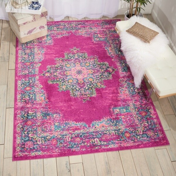Nourison Passion Fuchsia Area Rug 67 X 96 8d153de6 da78 4e75 a505 28fe25ba2ea5_600