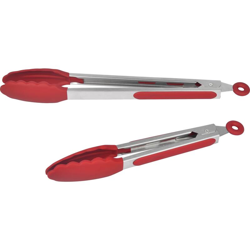 Prime Cook Stainless Steel 2 Piece Serving Tong Set