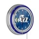 preview thumbnail 79 of 88, NBA Chrome Double Rung Neon Clock - Fade - 14.5" x 14.5" x 3" Utah Jazz