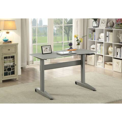 Furniture of America Glidene 47-inch Metal Adjustable Standing Desk