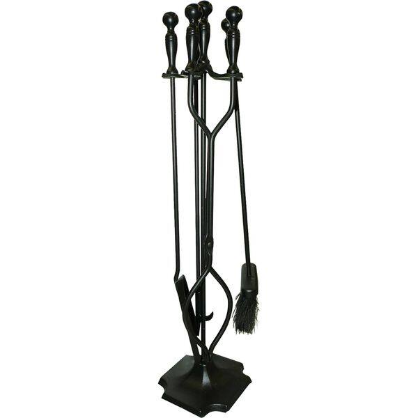 Shop Shelterlogic Black 5 Piece Fireplace Tool Set Free Shipping