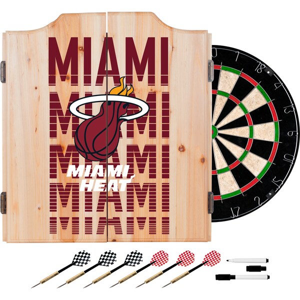 NBA Dart Cabinet Set with Darts and Board - Choose Your Favorite City