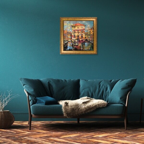 Home & Kitchen Wall Art overstockArt Hand Painted Oil Reproduction ...