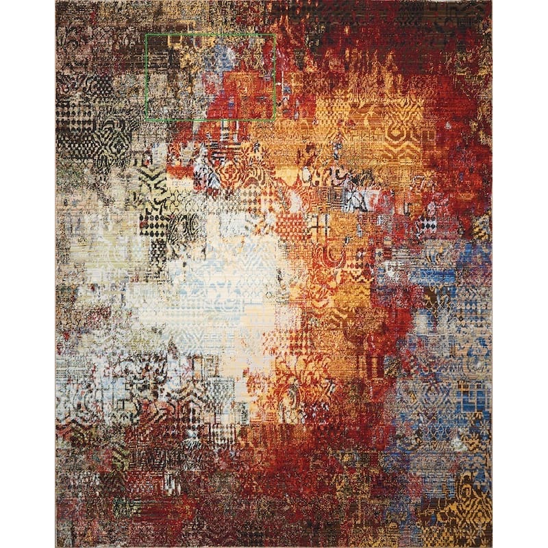 Nourison Chroma Area Rug - 7'9" x 9'9" - Multi - Rectangle