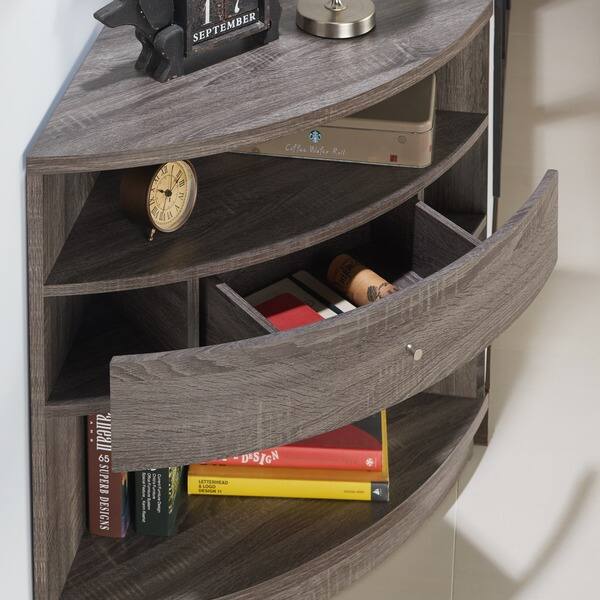 Shop Furniture Of America Aishe Urban Contemporary Corner Storage Cabinet On Sale Overstock 20255198