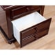 preview thumbnail 3 of 9, Dole Traditional Solid Wood 3-Drawer Youth Nightstand but Furniture of America