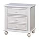 preview thumbnail 6 of 9, Dole Traditional Solid Wood 3-Drawer Youth Nightstand but Furniture of America