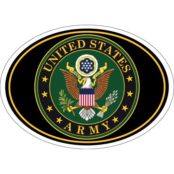 US Army Seal Star Magnet For Car or Home 3-3/4 by 5-1/4 Inches