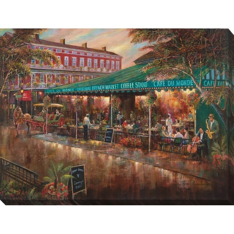 "Cafe Du Monde" Giclee Stretched Canvas Wall Art