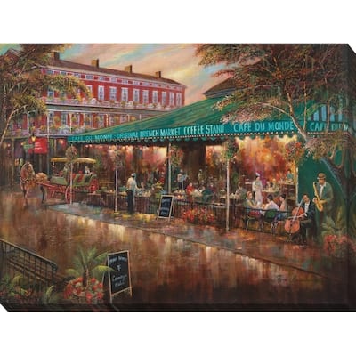 "Cafe Du Monde" Giclee Stretched Canvas Wall Art
