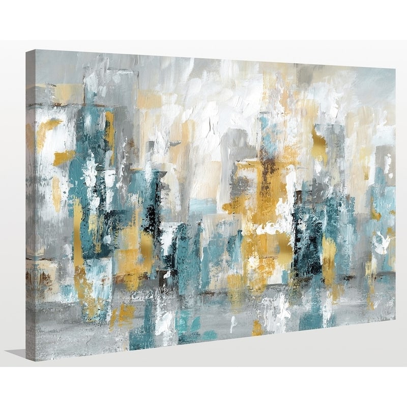 "City Views II" Giclee Stretched Canvas Wall Art