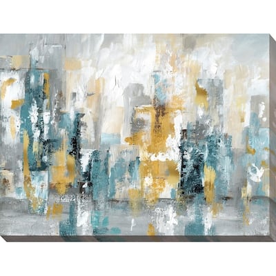 "City Views II" Giclee Stretched Canvas Wall Art