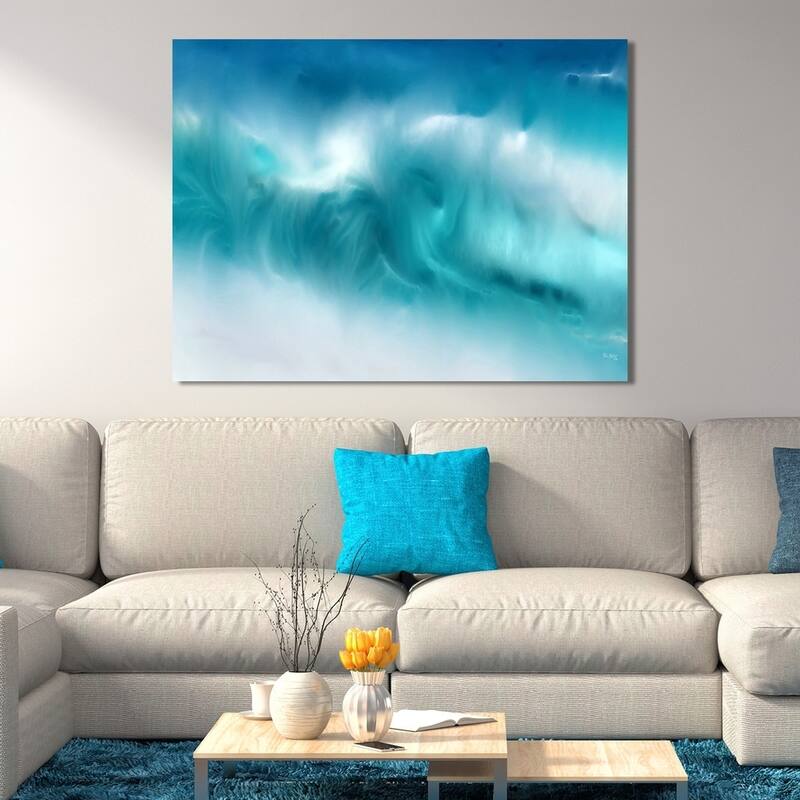 Mark Lawrence "Blue Ocean" Giclee Canvas Art