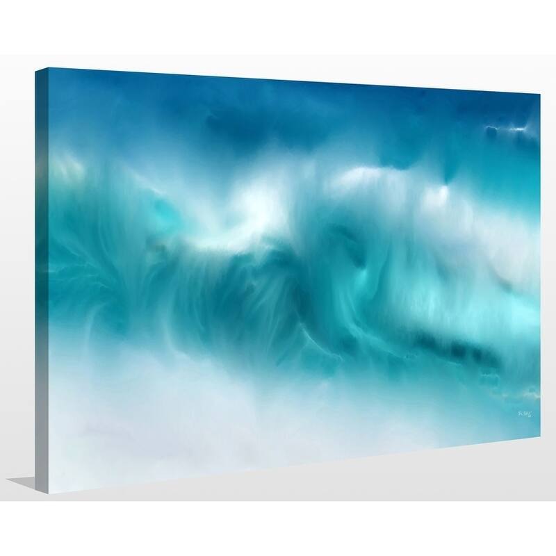 Mark Lawrence "Blue Ocean" Giclee Canvas Art