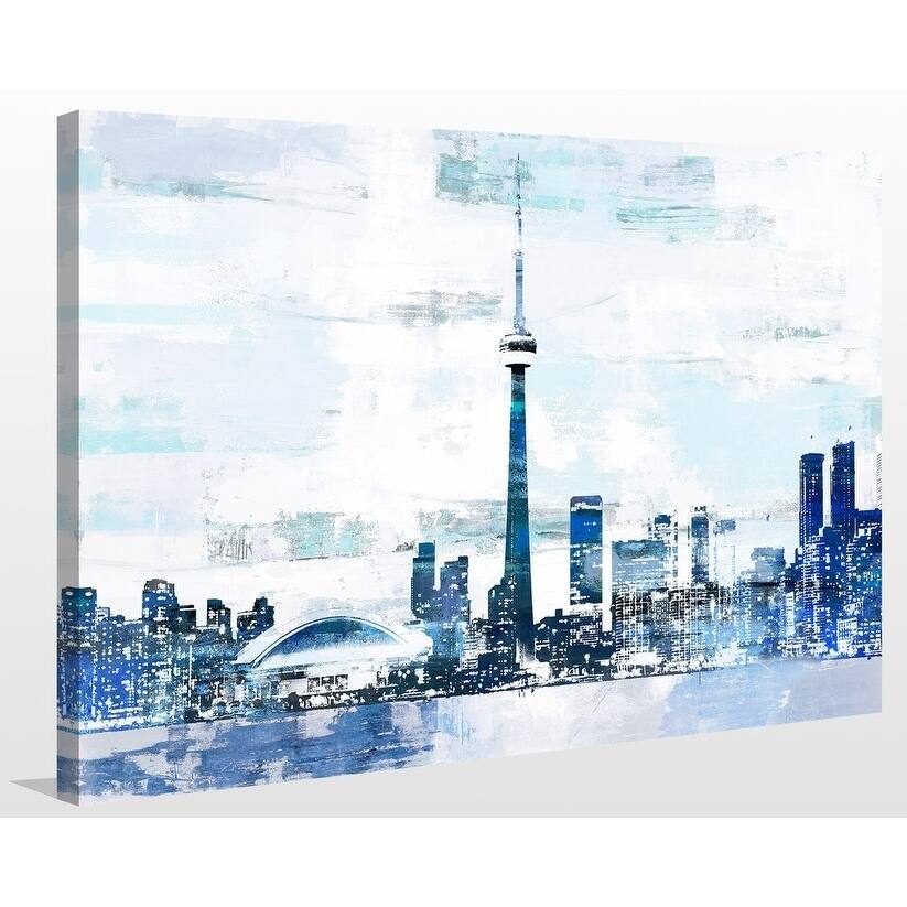 PPI Studio "Toronto 1" Giclee Stretched Canvas Wall Art Bed Bath