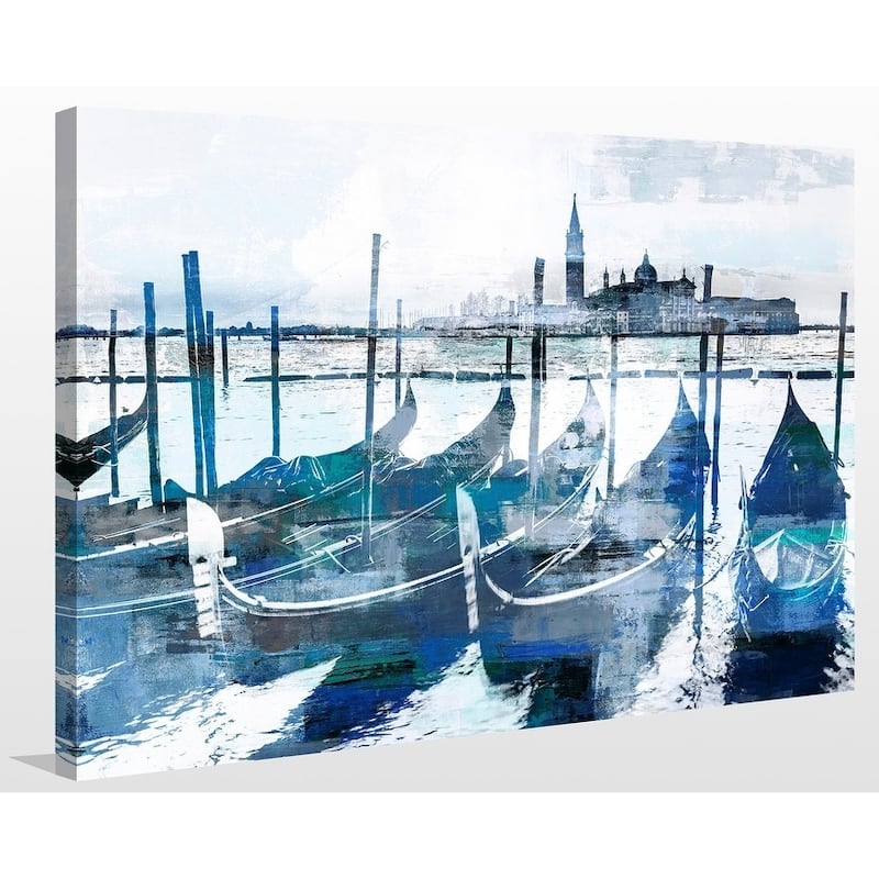 PPI Studio "GONDOLAS 1" Giclee Stretched Canvas Wall Art