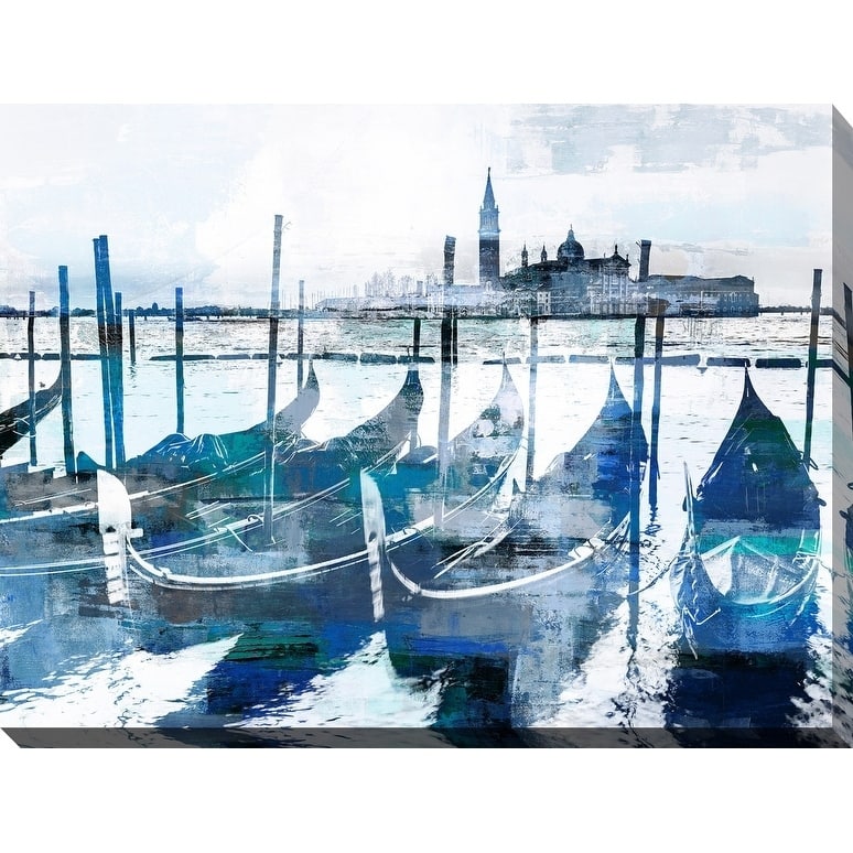PPI Studio "GONDOLAS 1" Giclee Stretched Canvas Wall Art