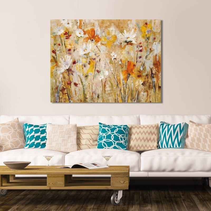 "Jostle" Giclee Stretched Canvas Wall Art